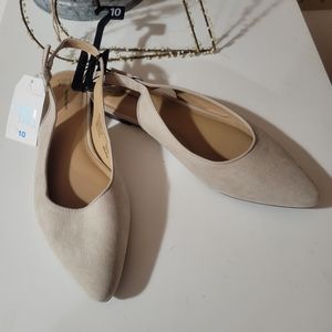 Time and Tru sling back flats